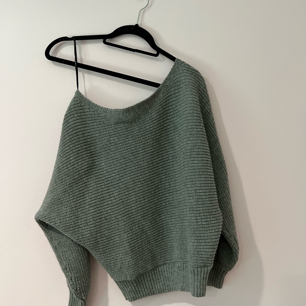 Off Shoulder Sweater